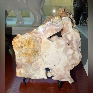 Pink Amethyst Chunk with Stand